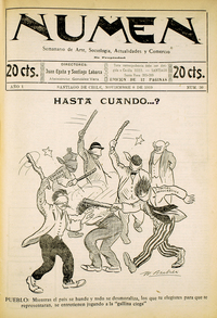 Numen. Año 1, número 30, 8 de noviembre de 1919
