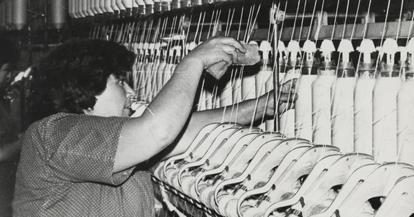 Rosa Abarca: Operaria de la industria textil Sumar.
