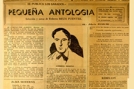 Pequeña Antología. Alberto Moreno
