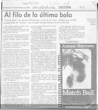 Al filo de la última bola