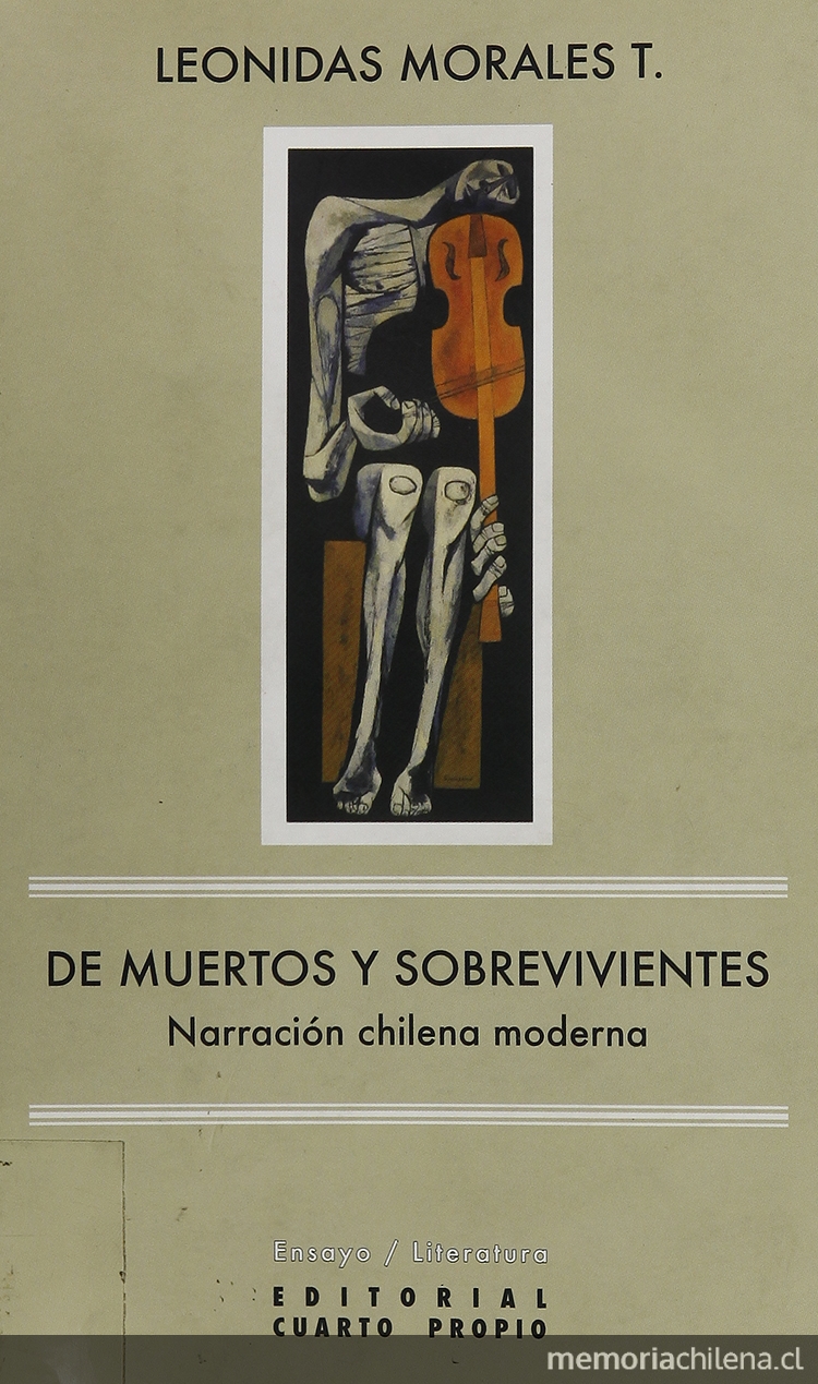 De muertos y sobrevivientes: narración chilena moderna