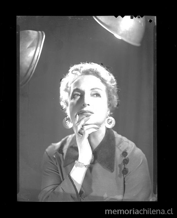 La actriz Olvido Leguía, hacia 1935
