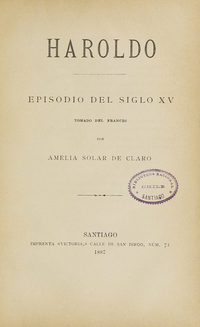 Haroldo, episodio del siglo XV (1887)