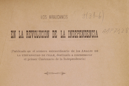 Los araucanos en la Revolución de la Independencia