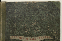 Actas de la Academia de Bellas Letras (1873-1875)