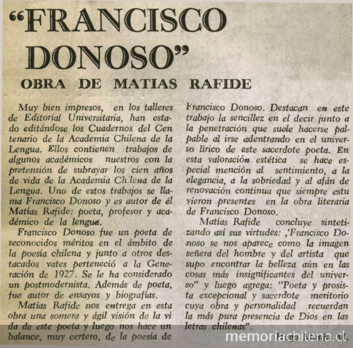 Francisco Donoso