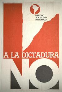 A la dictadura no [estampa]