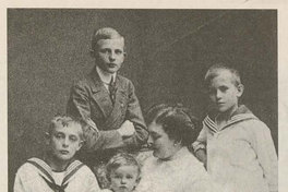 Familia Heinlein en Berlín. Federico en las faldas de su madre Emmy, junto a Hans, Kurt y Ernst