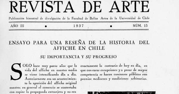 Ensayo para una reseña de la historia del afiche en Chile