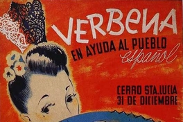 Verbena en ayuda al pueblo español: Cerro Santa Lucía, 31 de diciembre, 1943