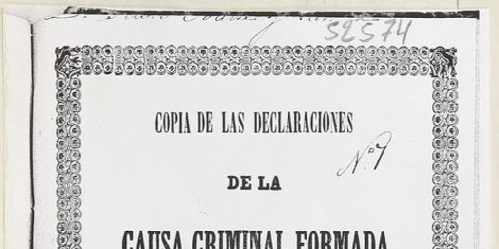 Copia de las declaraciones de la causa criminal formada contra Remedi, Arellano, Vega y Dubois. Santiago: Impr. de la Sociedad, 1848.