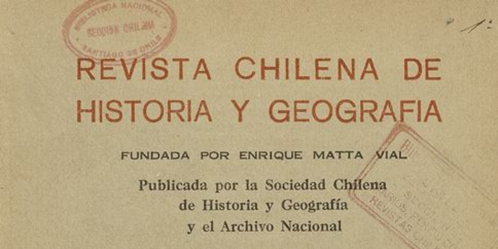 "Los orígenes del correo terrestre en Chile".