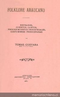 Folklore araucano (1911)