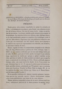 Zoolojia Chilena: catálogo de las aves chilenas existentes en el Museo Nacional de Santiago