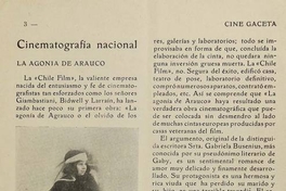 Cinematografía nacional