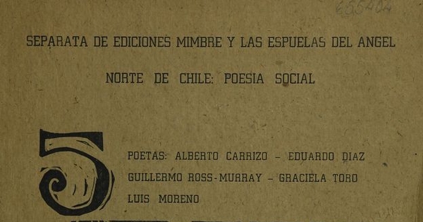 Portada de Norte de Chile: poesía social, 1968