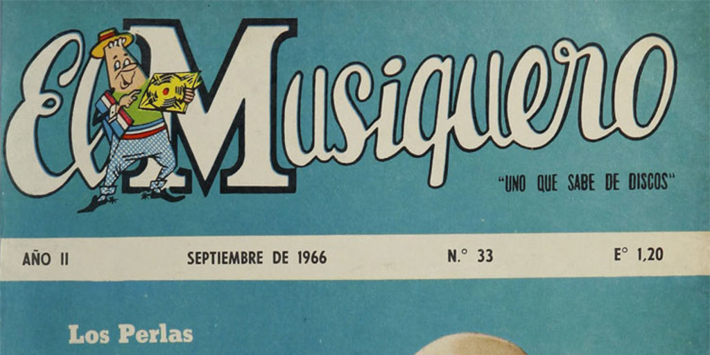 Portada de El Musiquero: número 33, septiembre 1966