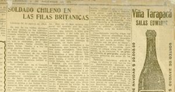  Soldado chileno en las filas británicas
