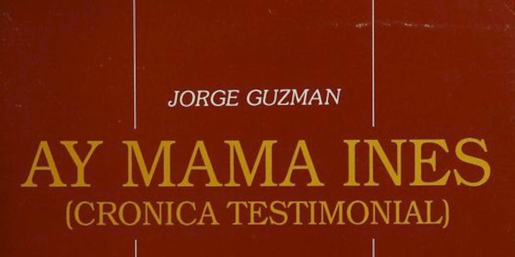 Portada de Ay mama Inés, 1993