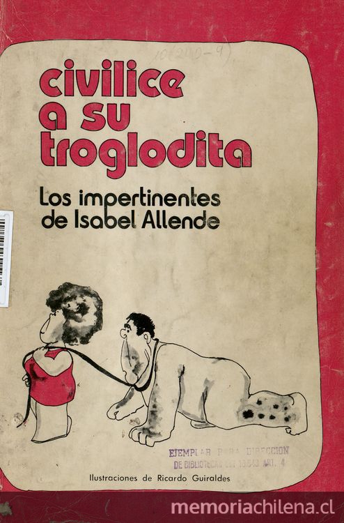 Portada Civilice a su troglodita. Los impertinentes, de Isabel Allende.