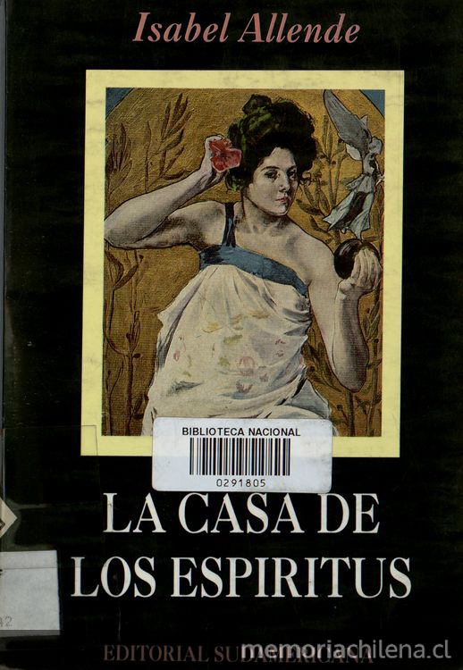 Portada de La casa de los espíritus, 1993