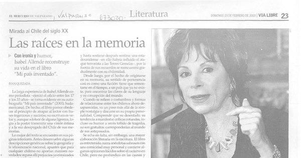 Las raíces en la memoria