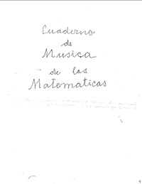 Cuaderno de Música de las Matemáticas