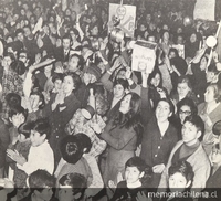 Pie de Foto: Marcha de las Ollas Vacías, 2 diciembre 1971
