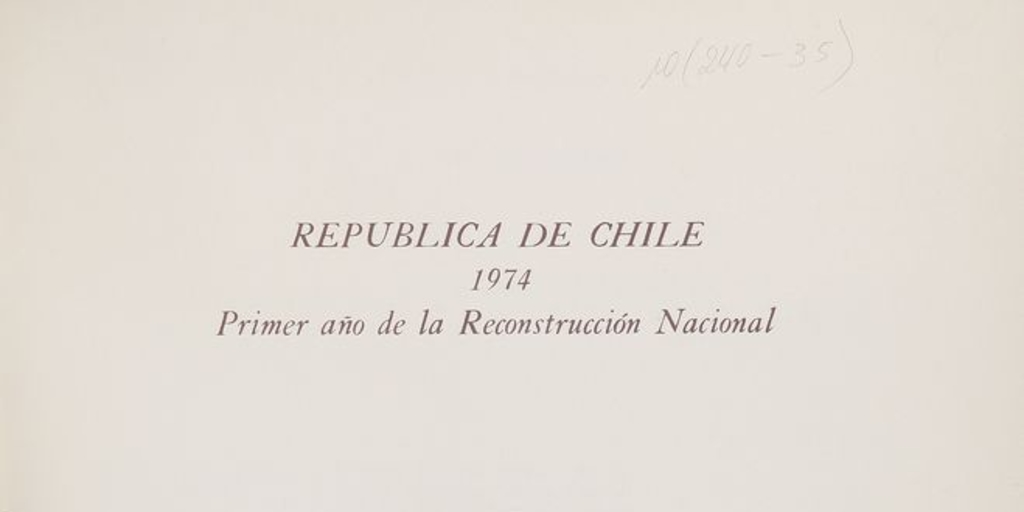 "La Junta de gobierno se dirige a las mujeres de Chile" en República de Chile. Primer año de la Reconstrucción Nacional. Santiago