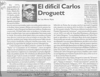El difícil Carlos Droguett
