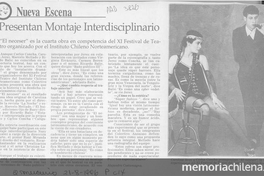 Presentan montaje interdisciplinario