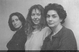 Amparo Noguera, Claudia Di Girólamo y Tamara Acosta, 1996
