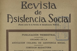 "La profesión de enfermera y su desarrollo en Norteamérica", Revista de Asistencia Social, II, (2): 253-271, 1933.