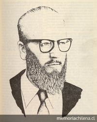 Retrato de Guillermo Mann Fischer.Fuente: Donoso, Roberto. "Recordando a Guillermo Mann", Boletín de la Sociedad de Biología de Concepción, (48): 513-525, 1974.