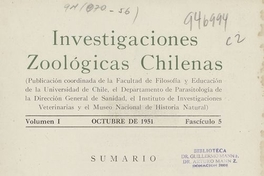 Ecología de un bosque relicto en Quintero. Chile Central. Santiago: Ed. Universitaria, 1951. 19 p.