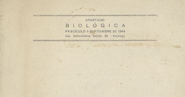 Dos nuevas especies de roedores. Santiago: Imp. Universitaria, 1944. 18 p.