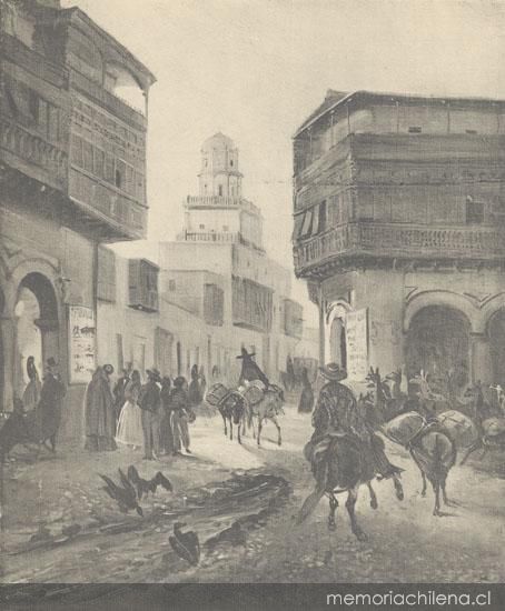 Escena popular en Lima, siglo XIX