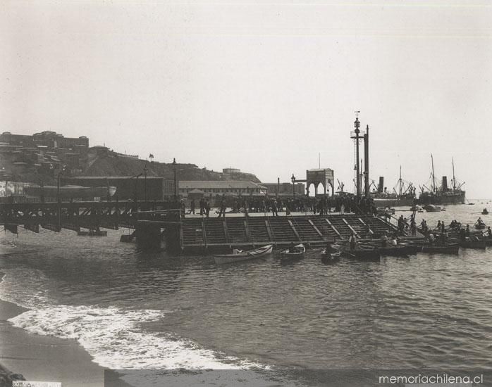Muelle Prat, ca. 1900