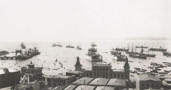 Bahía de Valparaíso, ca. 1900