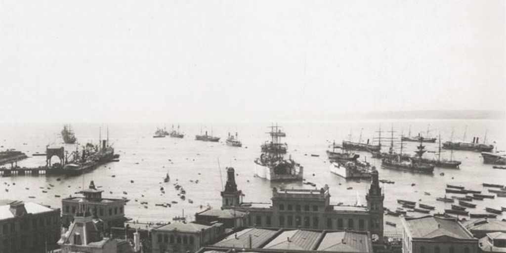 Bahía de Valparaíso, ca. 1900