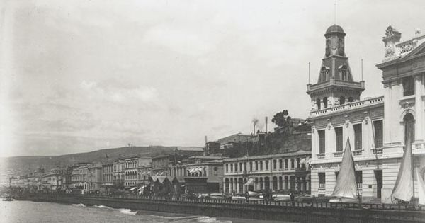 Malecón de Valparaíso, ca. 1900