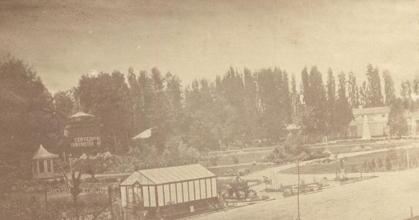 Vista parcial de la Exposición, hacia 1875