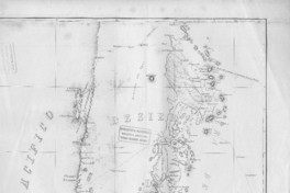 Mapa del Desierto de Atacama, hacia 1850