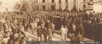 Huelga a favor del abaratamiento de los artículos de consumo, noviembre de 1918