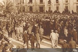 Huelga a favor del abaratamiento de los artículos de consumo, noviembre de 1918