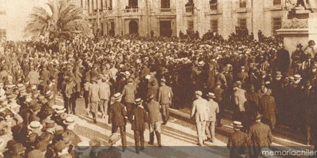 Huelga a favor del abaratamiento de los artículos de consumo, noviembre de 1918