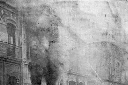 Las primeras llamas en el incendio de la Compañía Sud-Americana de Vapores. Huelga del 16 de mayo de 1903