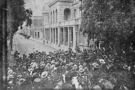 Publicación del bando declarando estado de sitio en Valparaíso. Huelga del 16 de mayo de 1903