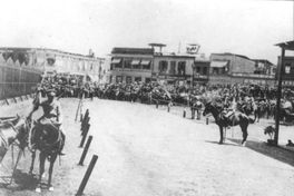 Tropas del Regimiento Esmeralda comprometidas en la represión de la huelga de Iquique, hacia 1907