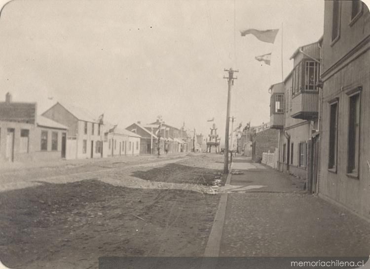 Calle de Punta Arenas, hacia 1906